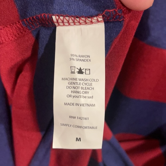 Lularoe Randy baseball T top size medium - Picture 3 of 3